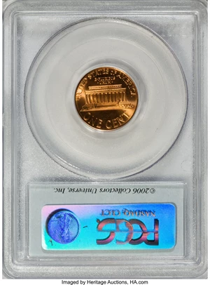 image for: (2)2005-D 1C Satin SMS MS69 Red PCGS.... (Total: 2 coins)