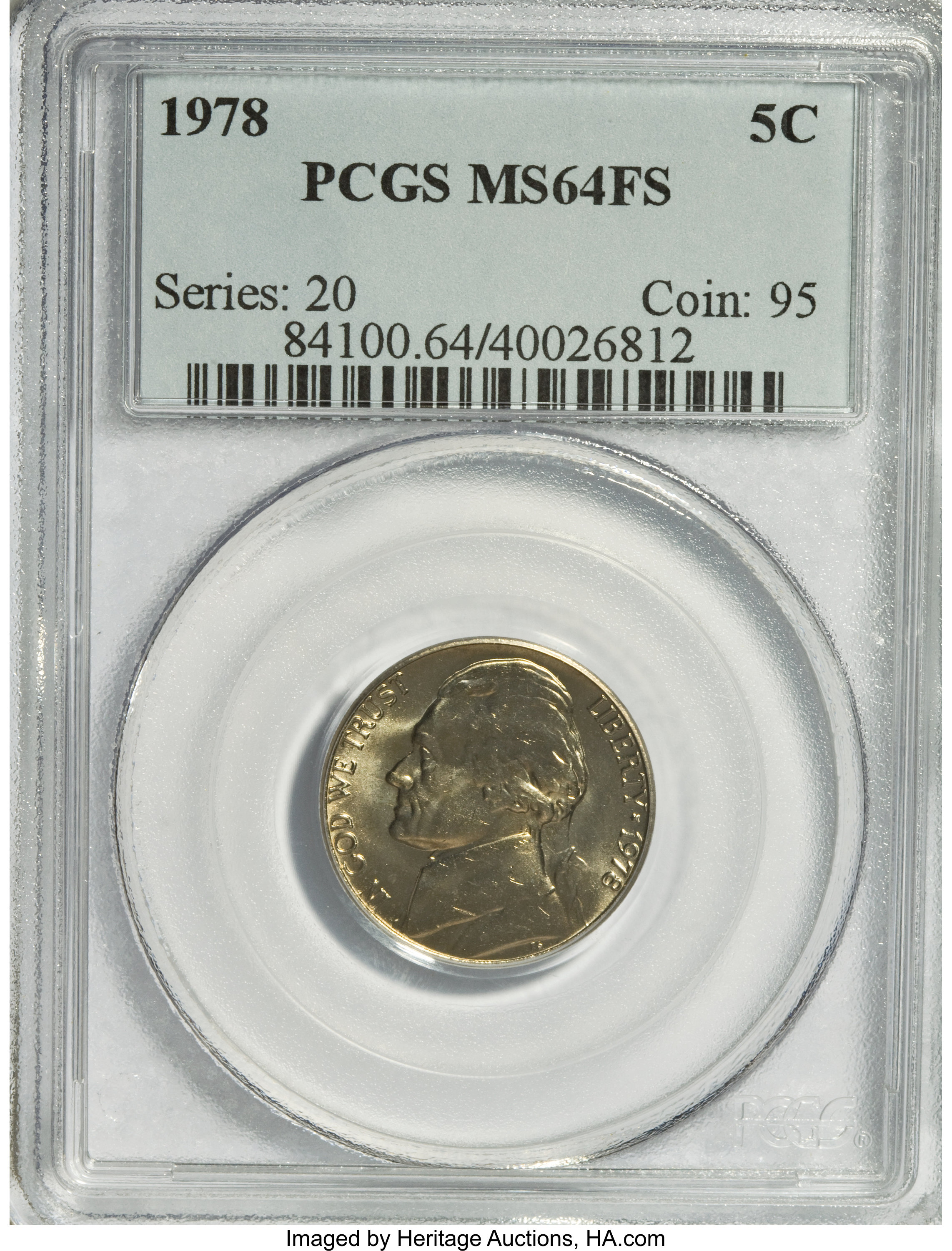 image for: 1978 5C MS64 Full Steps PCGS. PCGS Population (40/45). NGC Census: (1/6).   (#84100)...