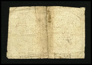 image for: New York February 16, 1771 £2 PMG Very Good 8 Net....