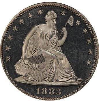 image for: 50C 1883 PCGS PR64+ DCAM CAC