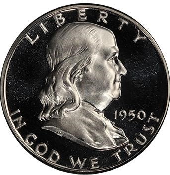 image for: 50C 1950 PCGS PR65 DCAM CAC