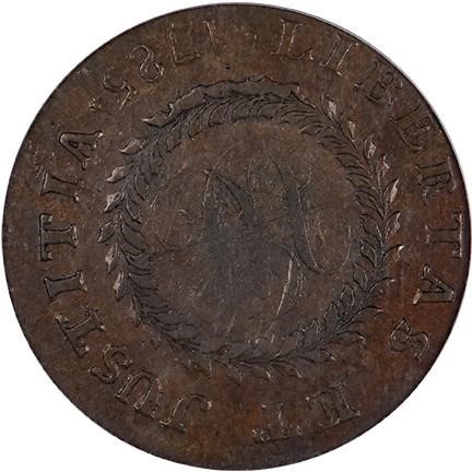 image for: NOVA CONSTELLATIO 1785 BLUNT RAYS. PCGS XF45 CAC