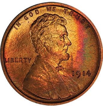 image for: 1C 1914 PCGS PR66 RD CAC