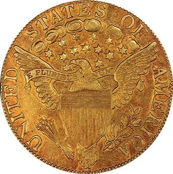 image for: $10 1803 BD-5, EXTRA STAR IN CLOUD. PCGS  AU58 CAC