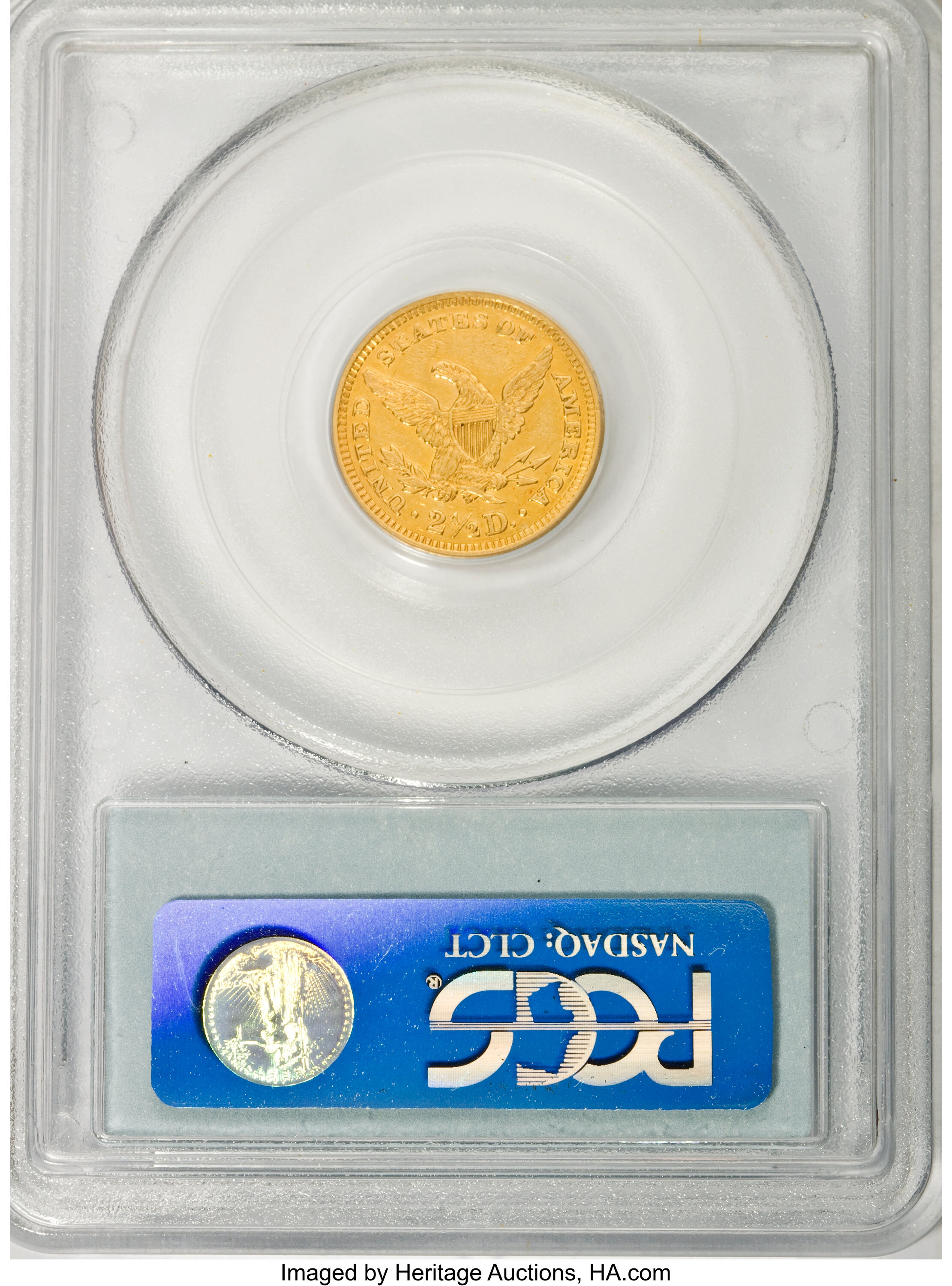 image for: 1864 $2 1/2 AU53 PCGS....