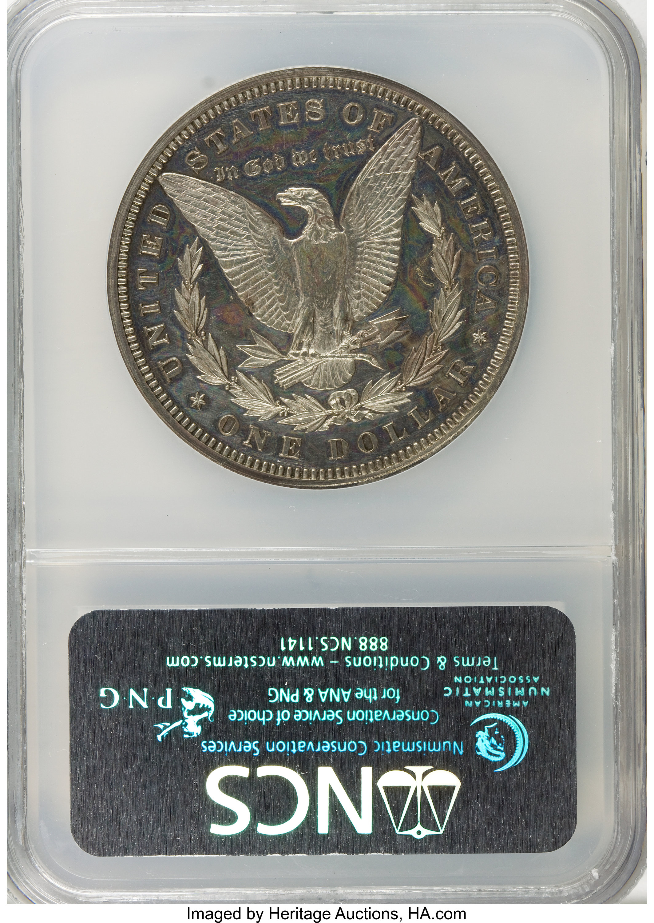 image for: 1878 $1 Morgan Dollar, Judd-1550A, Pollock-1723, Low R.6--Improperly Cleaned, Lacquered--NCS. Proof Details....