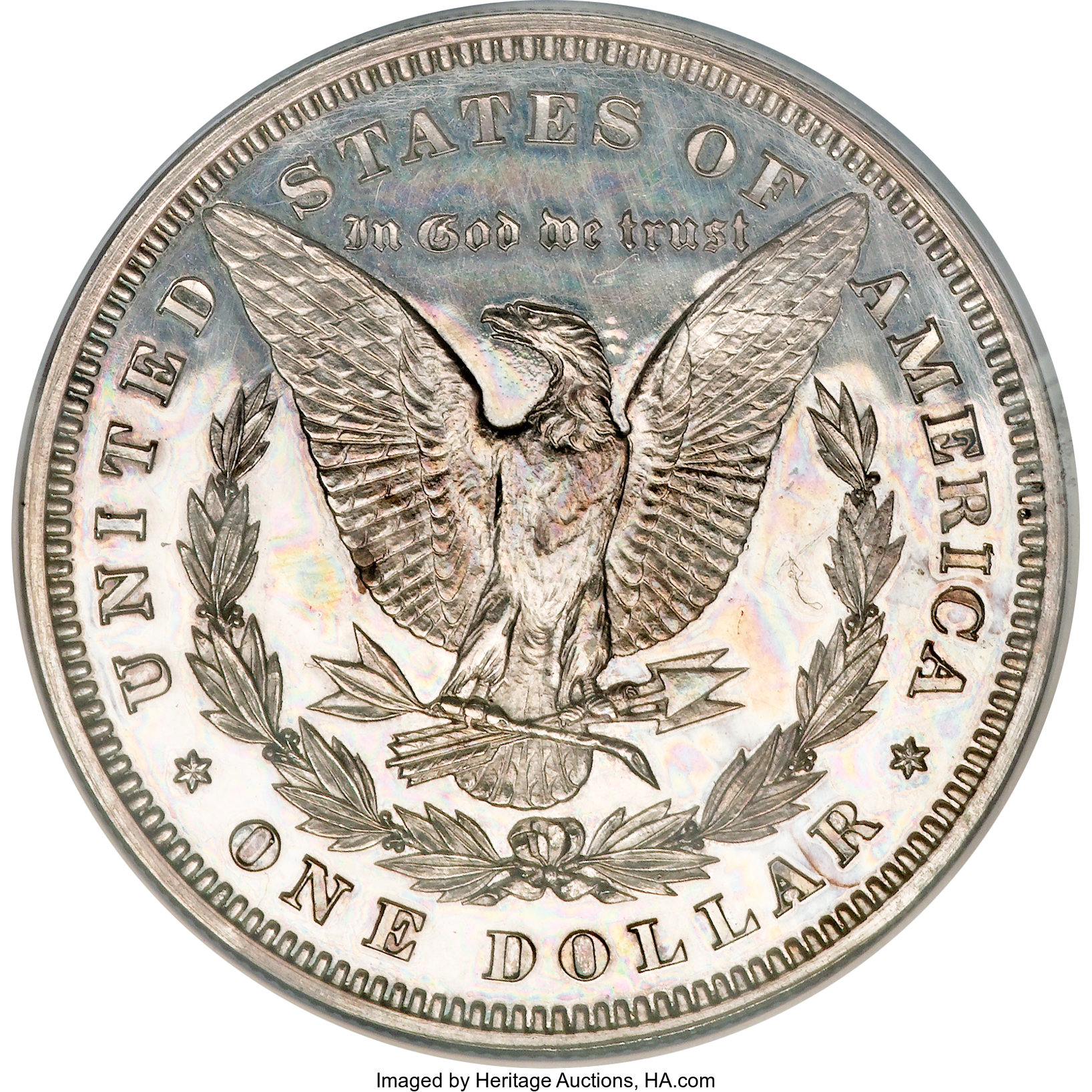 image for: 1878 $1 Morgan Dollar, Judd-1550A, Pollock-1723, Low R.6--Improperly Cleaned, Lacquered--NCS. Proof Details....