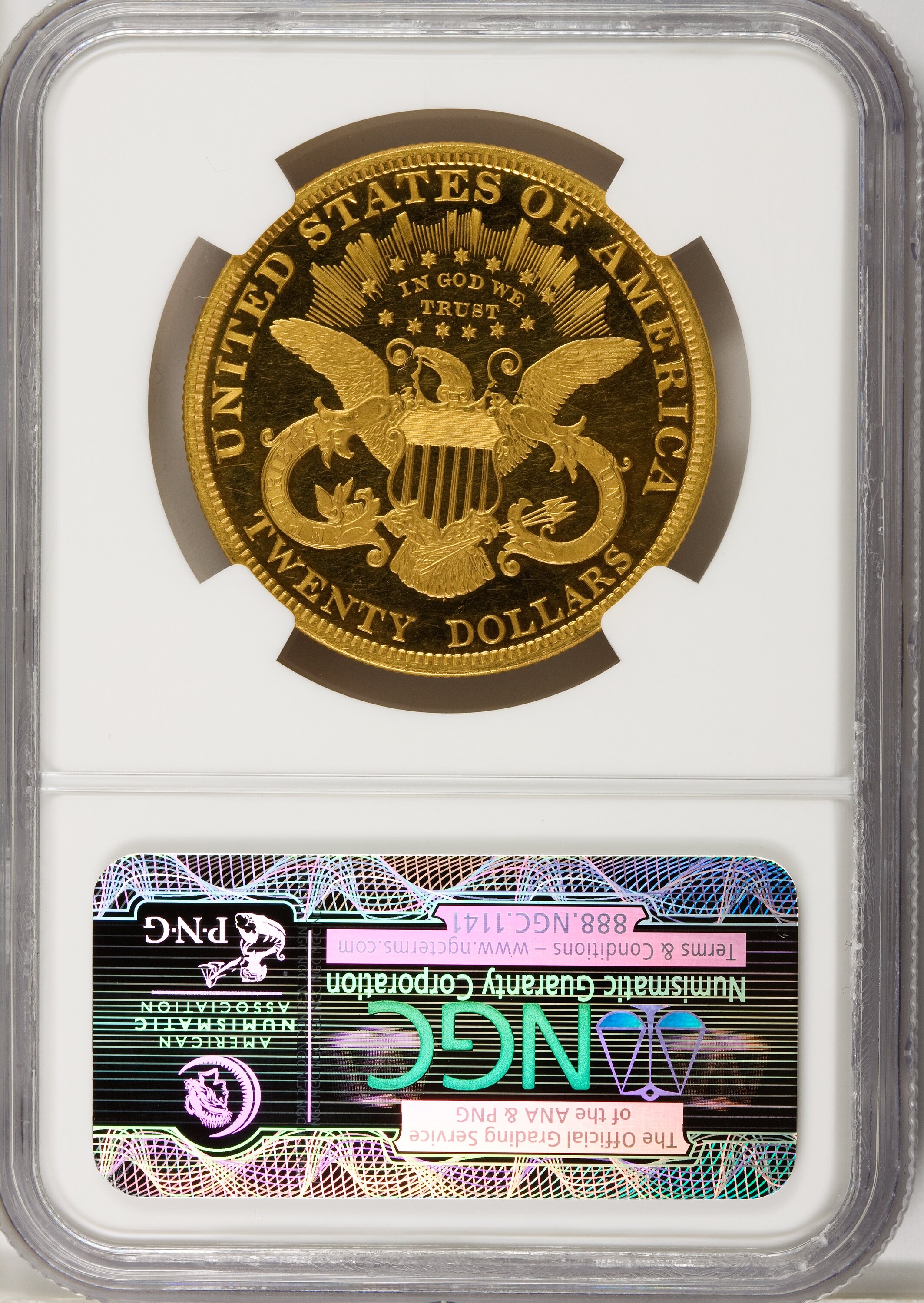 image for: 1891 $20 PR63  ★  Ultra Cameo NGC. CAC....