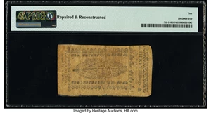 image for: New Jersey April 23, 1761 30s PMG Very Good 10 Net....