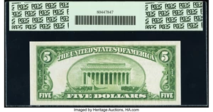 image for: Fr. 1850-H $5 1929 Federal Reserve Bank Note. PCGS Choice About New 58....
