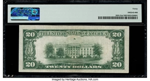 image for: Fr. 2055-D* $20 1934A Mule Federal Reserve Star Note. PMG Very Fine 30....