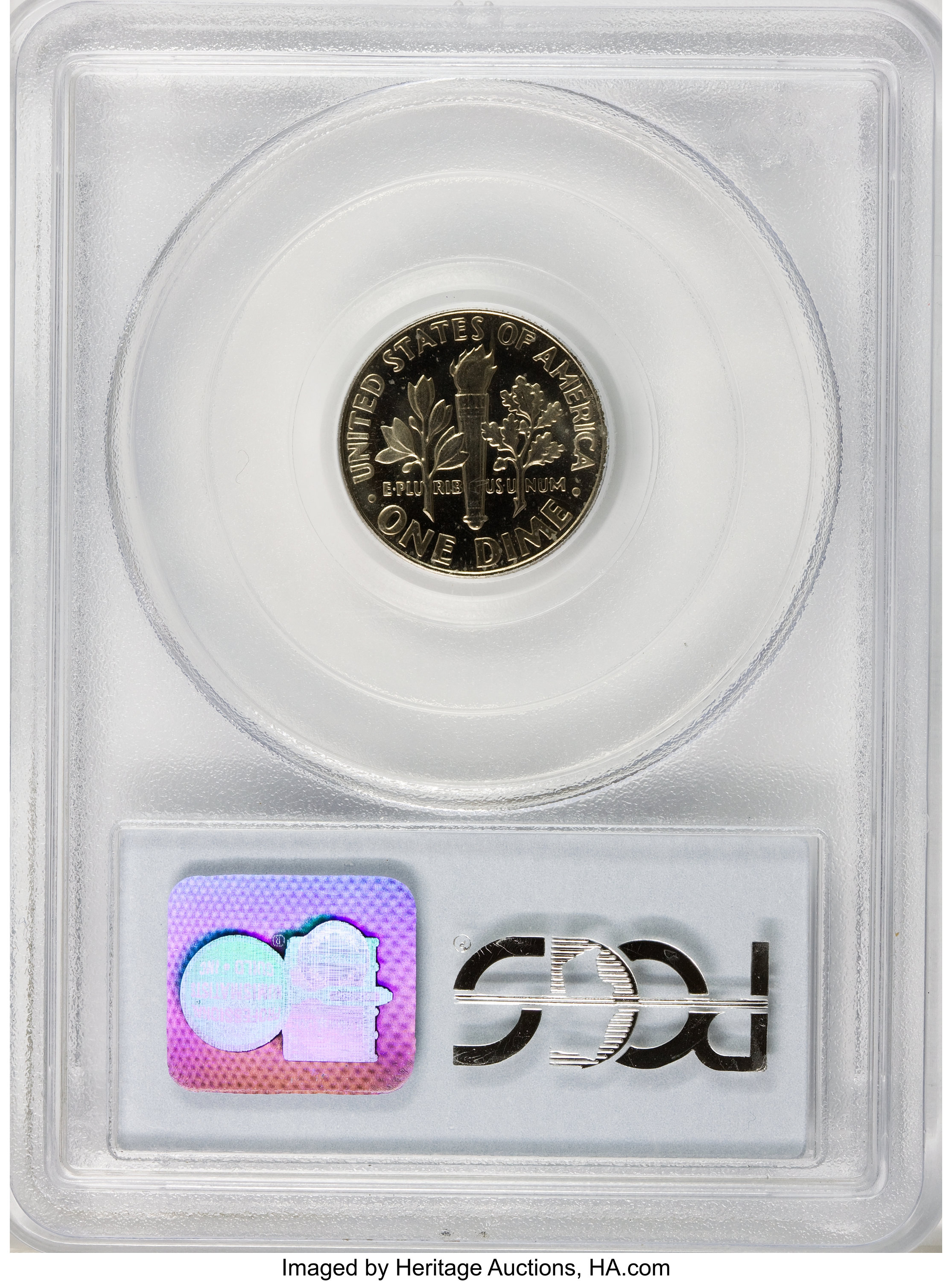 image for: 1965 10C SMS MS66 Cameo PCGS. PCGS Population (27/63). NGC Census: (13/31).   (#85240)...