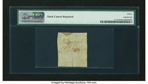 image for: Connecticut October 11, 1777 2d Slash Cancel PMG Choice Fine 15 Net....