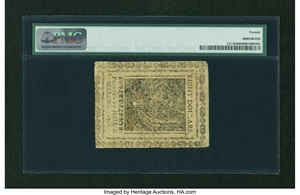 image for: Continental Currency July 22, 1776 $8 PMG Very Fine 20....