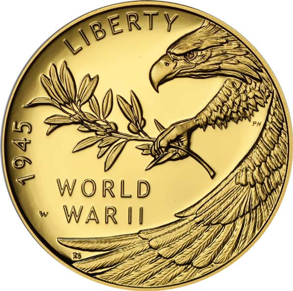 2020 W $25 Modern Commems Proof 75th Anniversary End WWII DCAM