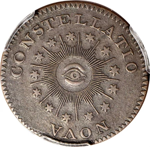 image for: 1785 (ca. 1865) Immune Columbia Copper Struck Copy by Dr. F.S. Edwards. W-18800, Kenney-2. Copper. EF-45+ (PCGS).