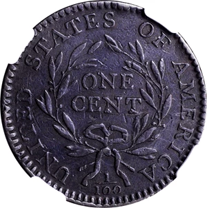 image for: 1794 Liberty Cap Cent. S-70. Rarity-2. Head of 1795. VF-30 BN (NGC).