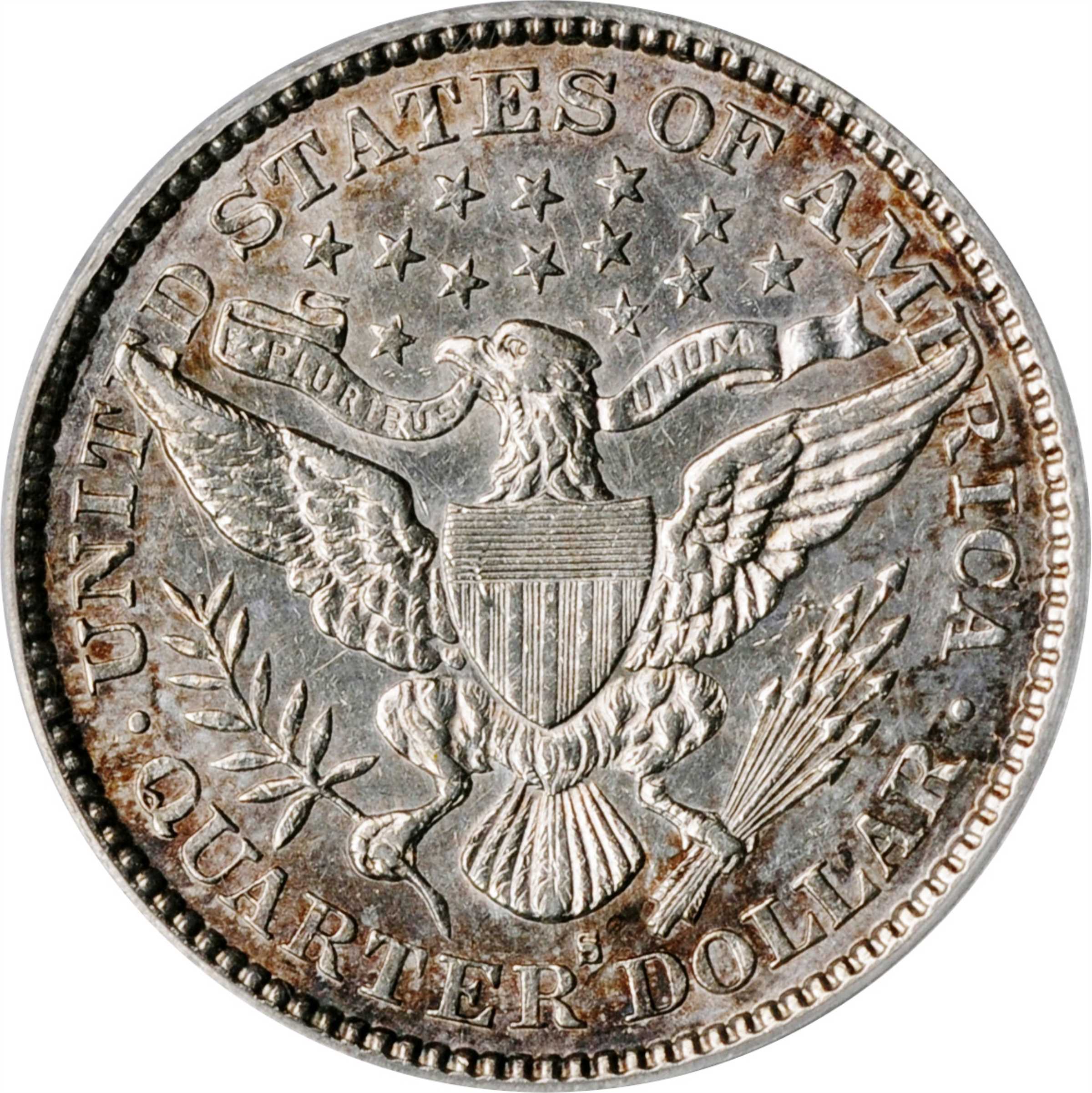 1896-S 25c AU50 thumbnail 2