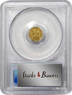 image for: 1854 Octagonal $1. BG-534. Rarity-6+. Liberty Head, "Humbert" Eagle Reverse. AU-55 (PCGS).