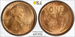 image for: 1909-S/S Lincoln Cent. FS-1502. S/Horizontal S. MS-67 RD (PCGS).