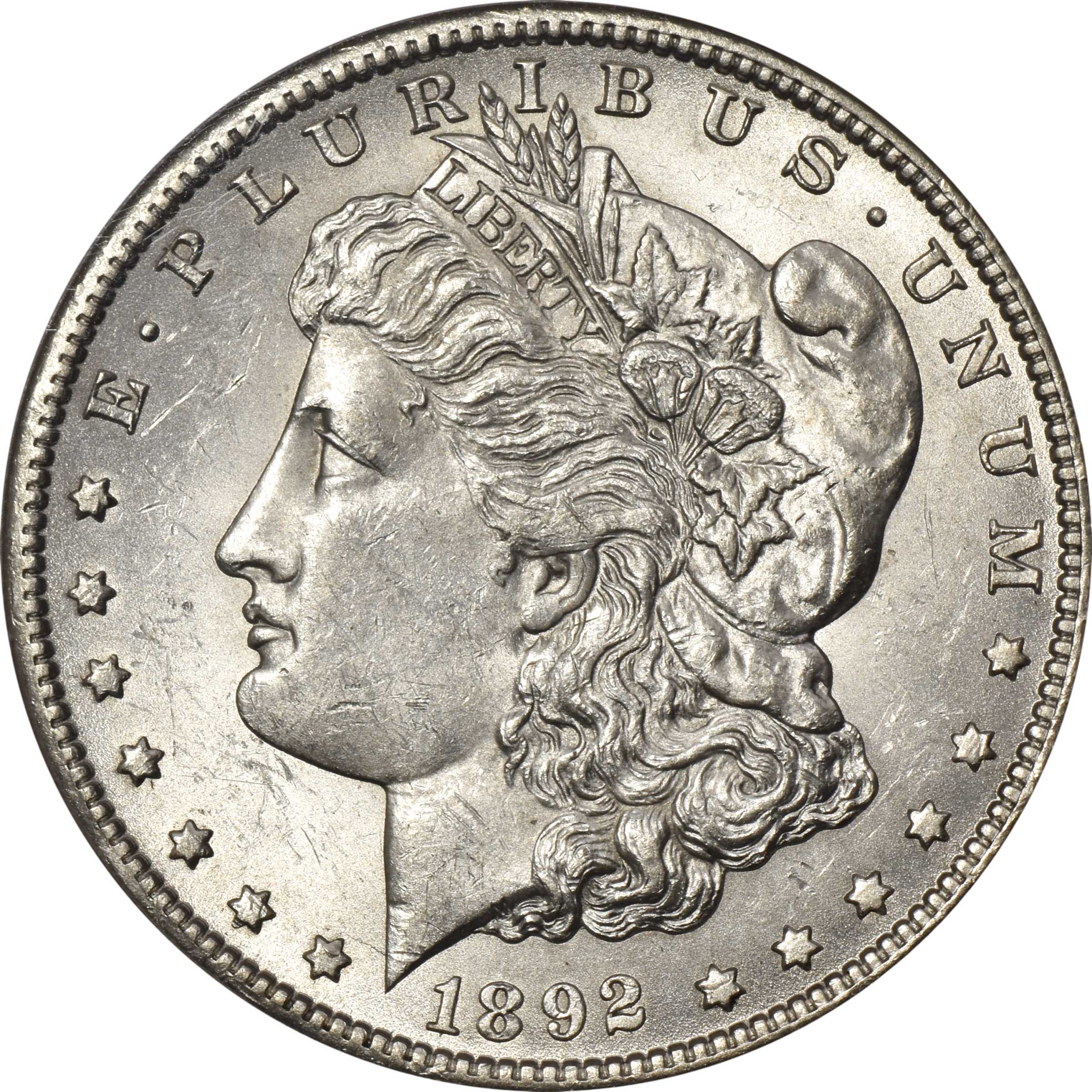 1892-S Morgan Silver Dollar. MS-60 (NGC).