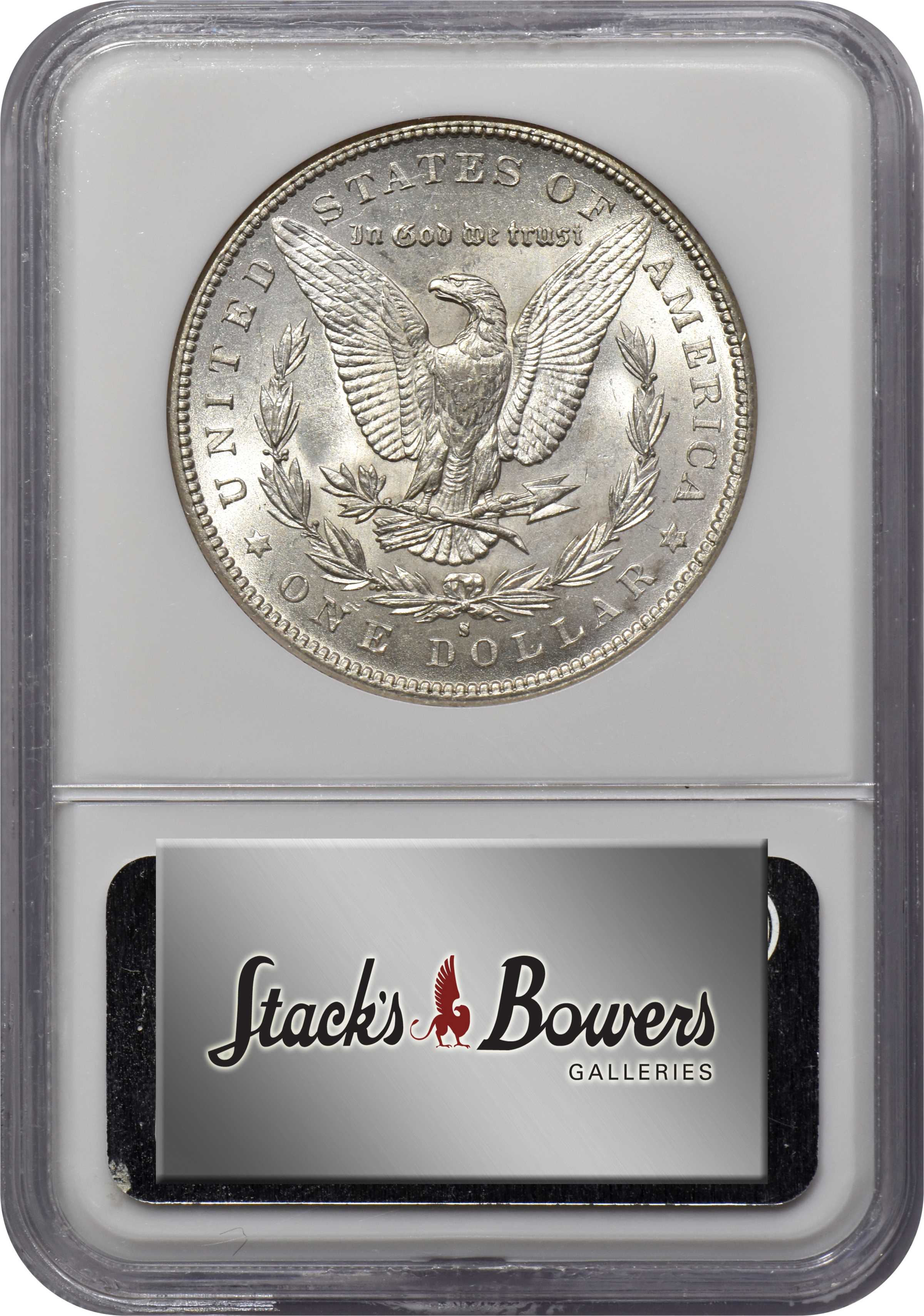 1892-S $1 MS60 CAC thumbnail 4