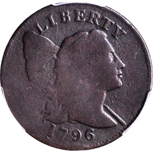 image for: 1796 Liberty Cap Cent. S-88. Rarity-4. Good-6 (PCGS).