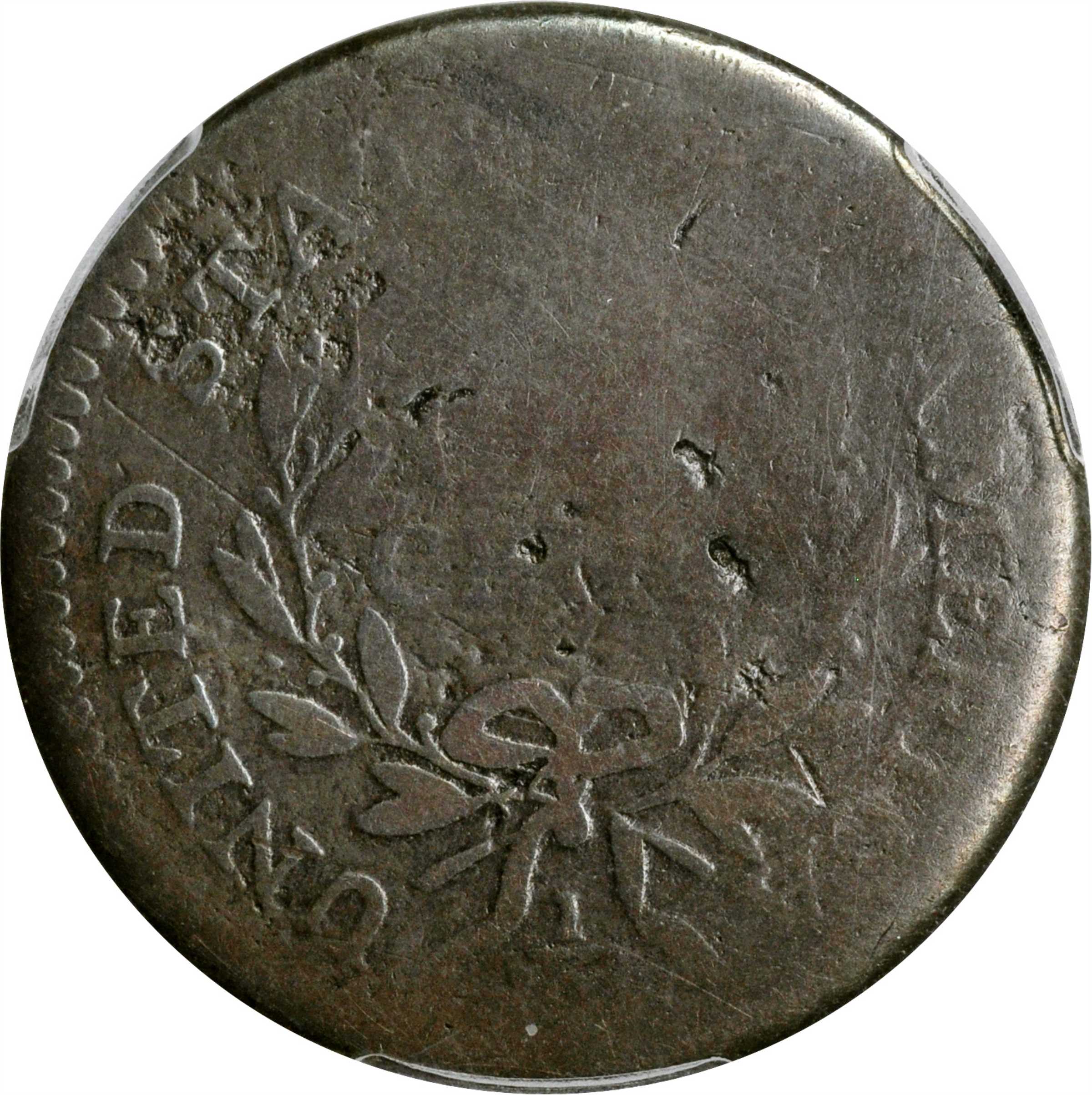 image for: 1796 Draped Bust Cent. S-108. Rarity-4. Reverse of 1794. AG-3 (PCGS).