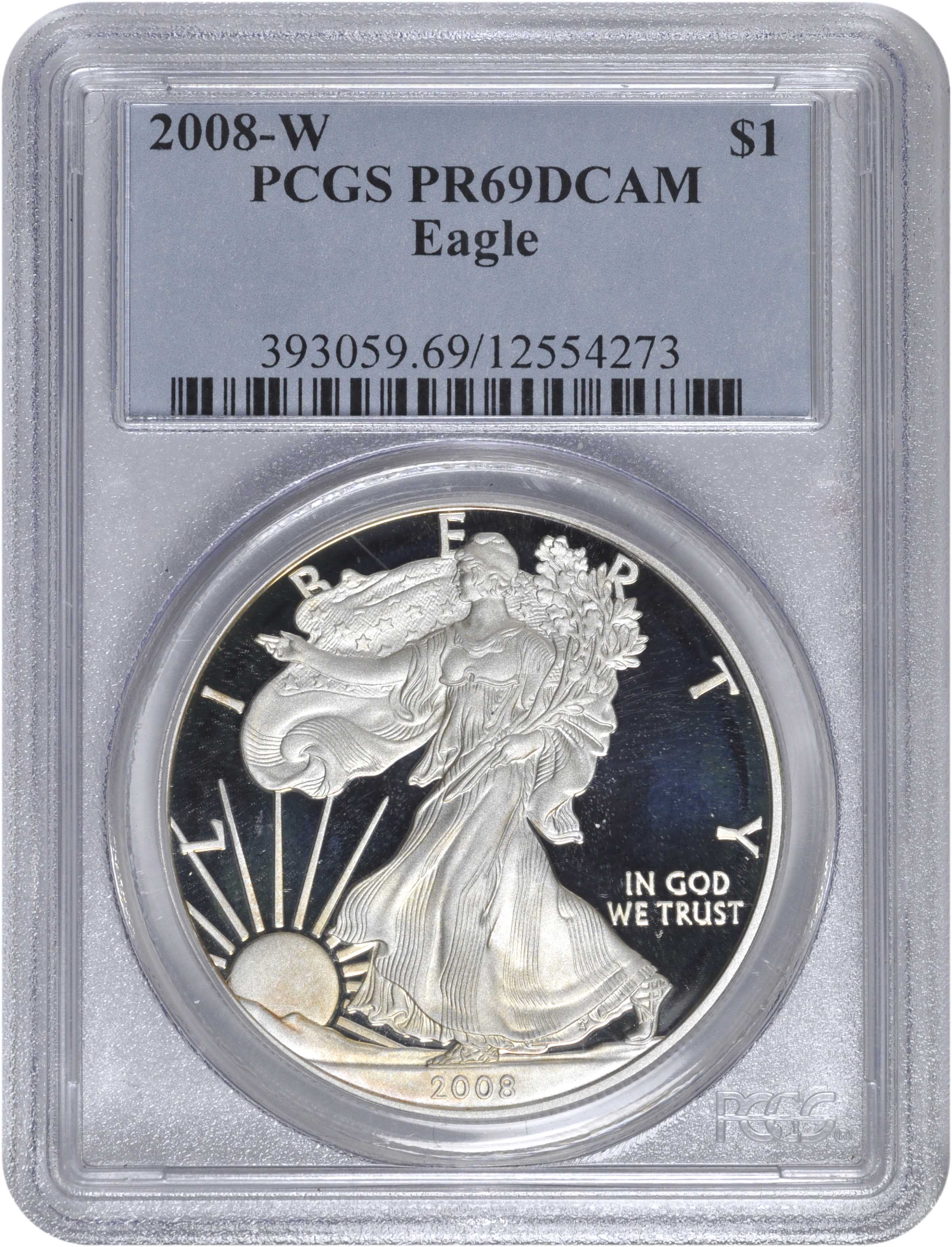 2008-W $1  Silver Eagle PR DCAM PR64 DCAM thumbnail 26