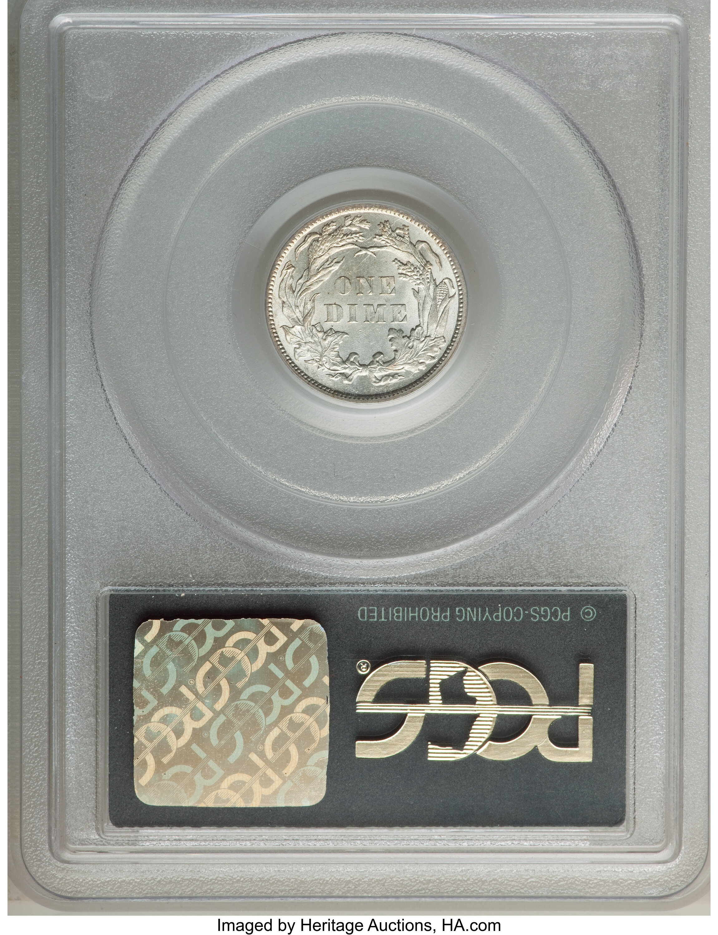 1887 10c MS60 thumbnail 4