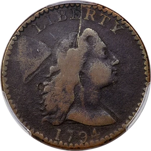 image for: 1794 1C Head of 1794, S-35, B-21, R.5, VG8 PCGS....