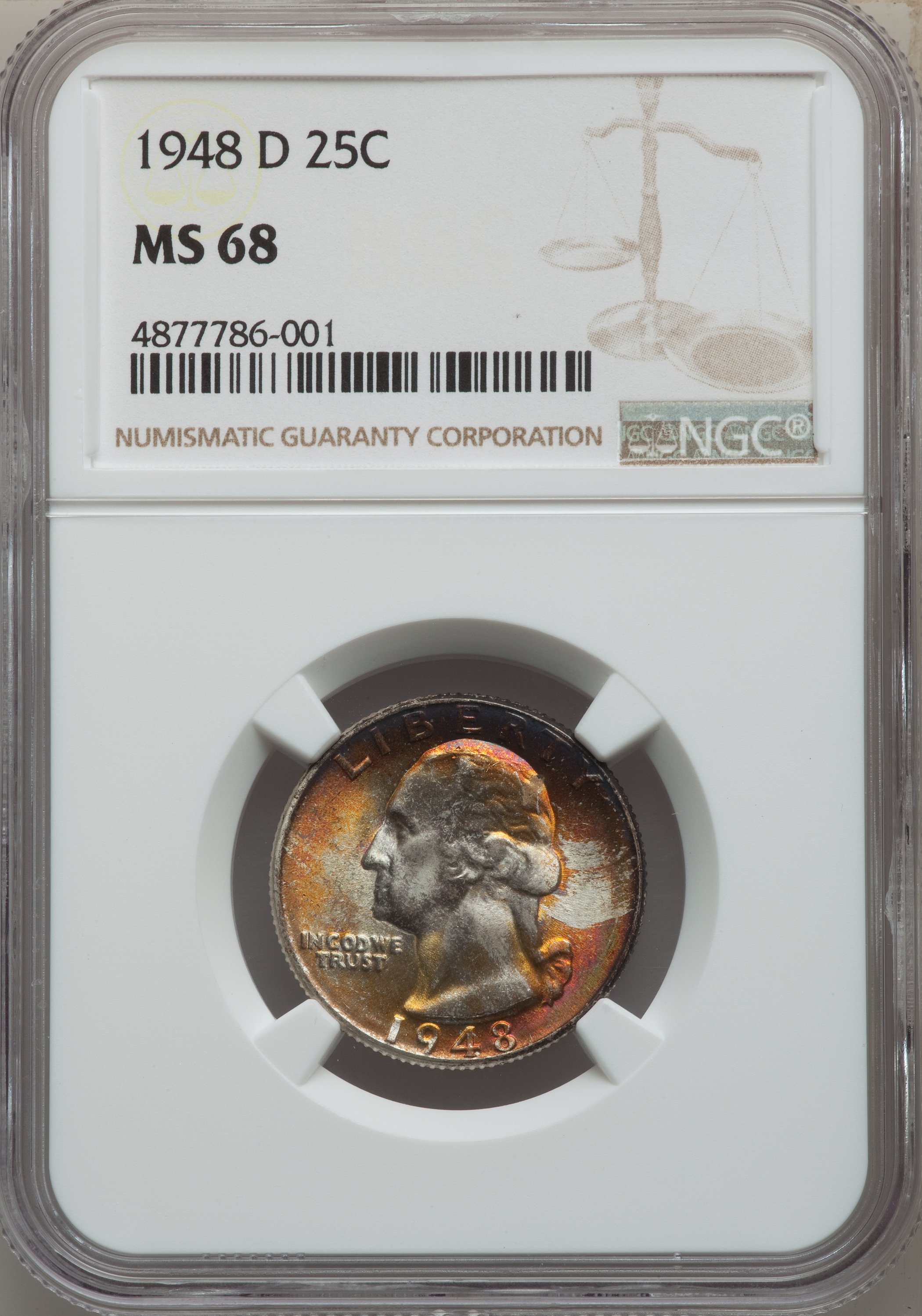 1948-D 25c MS68 thumbnail 13