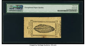 image for: New Jersey December 31, 1763 3s PMG Choice Uncirculated 64 EPQ....