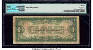 image for: Fr. 1604* $1 1928D Silver Certificate Star . PMG Choice Fine 15....
