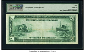 image for: Fr. 970 $20 1914 Federal Reserve Note PMG Very Fine 30 EPQ....