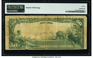 image for: Waco, TX - $50 1902 Date Back Fr. 671 The Central Texas Exchange National Bank Ch. # (S)10220 PMG Choice Fine 15....