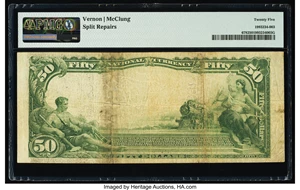 image for: Grand Rapids, MI - $50 1902 Plain Back Fr. 678 Grand Rapids National Bank Ch. # 3293 PMG Very Fine 25....