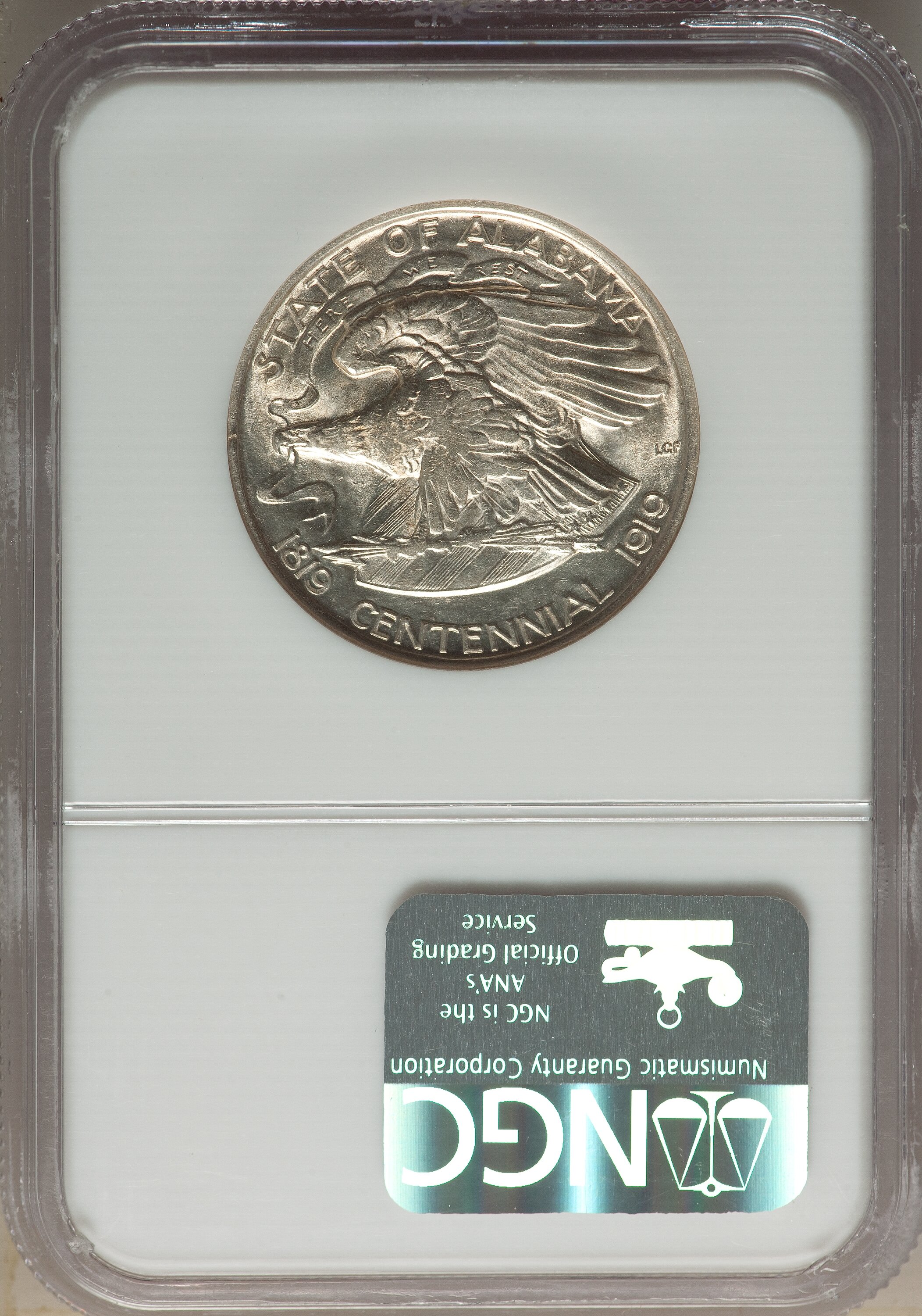 1921 50c Alabama MS61 thumbnail 2