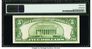 image for: Fr. 1951-K $5 1928A Federal Reserve Note. PMG Choice Very Fine 35....