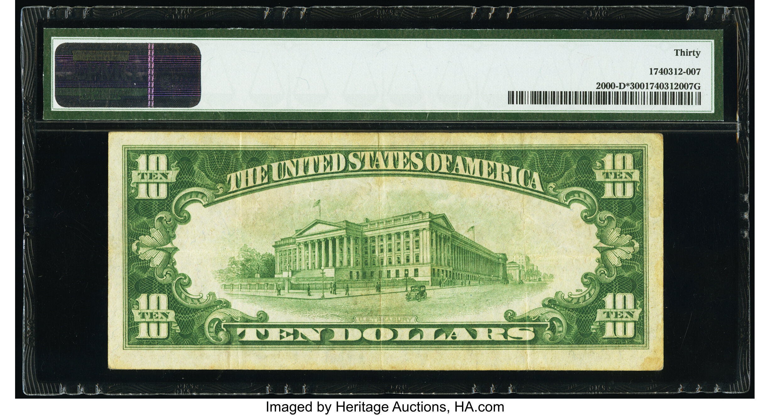 image for: Fr. 2000-D* $10 1928 Federal Reserve Star Note. PMG Very Fine 30....