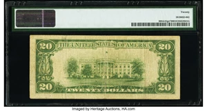 image for: Fr. 2054-E* $20 1934 Light Green Seal Federal Reserve Star Note. PMG Very Fine 20....