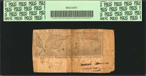 image for: MD-47. Maryland. January 1, 1767. $6. PCGS Currency Very Fine 20 Apparent. Tape Repaired Center Split and Edge Tears.