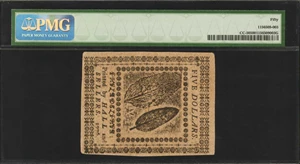 image for: CC-50. Continental Currency. November 2, 1776. $5. PMG About Uncirculated 50.