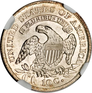 image for: 1836 10C MS66 NGC. CAC....