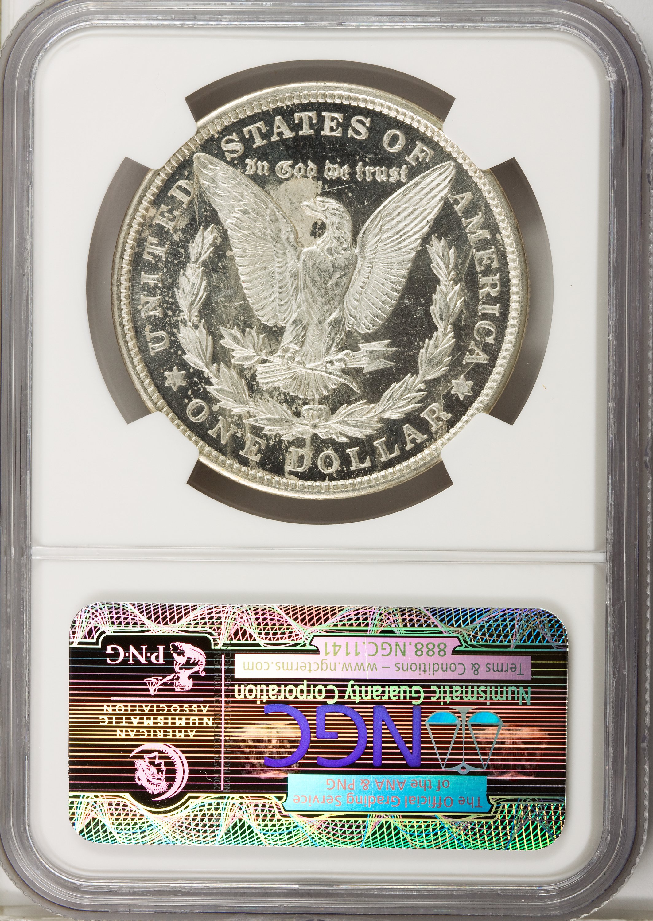 1921 $1  Morgan MS DMPL MS62 DMPL thumbnail 6