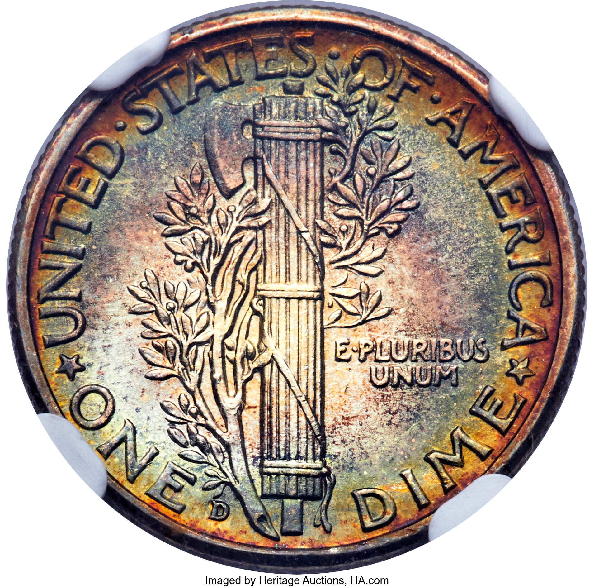 1943-D 10c MS FB MS64 FB thumbnail 7
