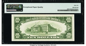 image for: Fr. 2009-K $10 1934D Federal Reserve Note. PMG Gem Uncirculated 66 EPQ....