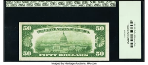 image for: Fr. 2101-F $50 1928A Federal Reserve Note. PCGS Choice New 63PPQ....