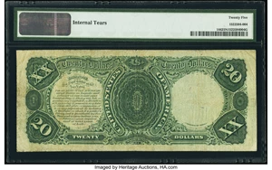 image for: Fr. 144 $20 1880 Legal Tender PMG Very Fine 25 Net....