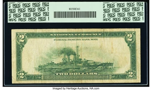 image for: Fr. 768 $2 1918 Federal Reserve Bank Note PCGS Very Fine 25....